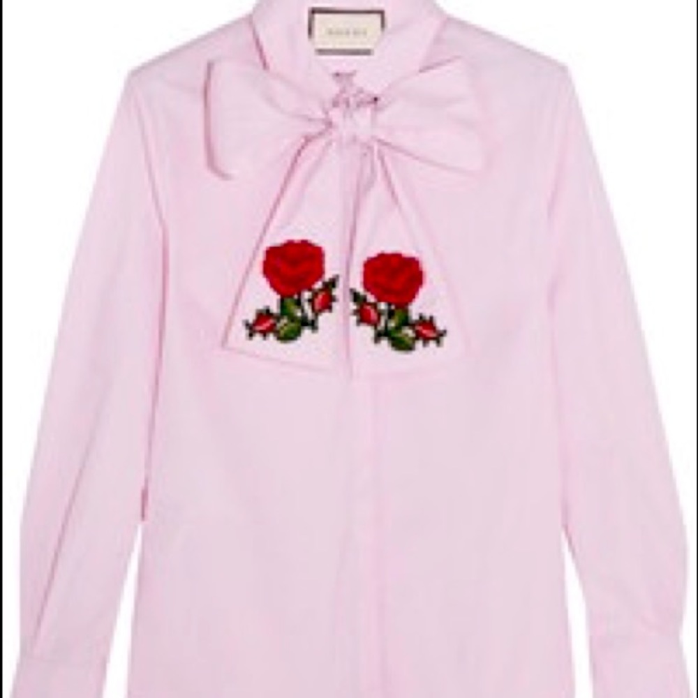 COPY - Gucci embroidered blouse. Great used condition.